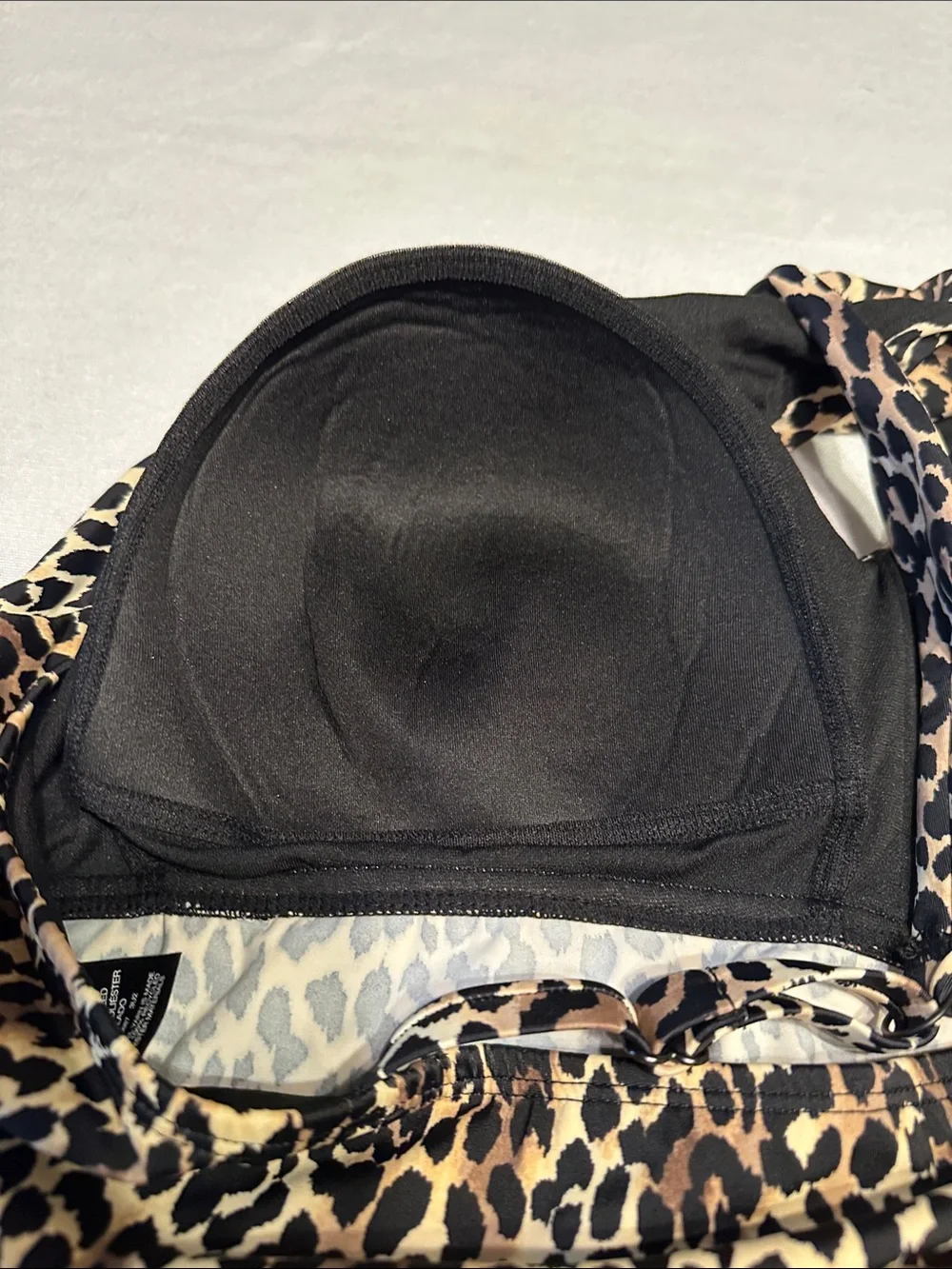 Embrace Your Curves by Miracle Brands 2X Leopard Print Bathing Suit